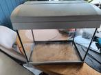 Aquarium met warmte matje en zak sepia, Dieren en Toebehoren, Ophalen, Zo goed als nieuw, Leeg aquarium