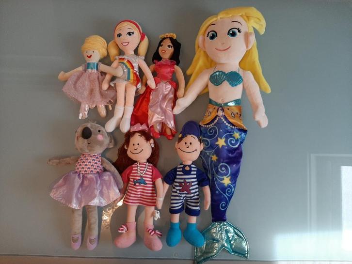 Poppen knuffels K3 Prinsessia Plons en Parel Zeemeermin, Kinderen en Baby's, Speelgoed | Knuffels en Pluche, Zo goed als nieuw