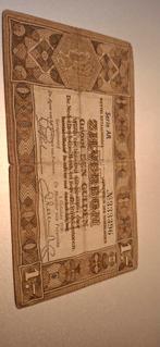 Zilverbon 1 Gulden 1938, Postzegels en Munten, Bankbiljetten | Nederland, Ophalen of Verzenden, 1 gulden, Los biljet