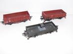 Fleischmann 3 stuks bak wagons, Hobby en Vrije tijd, Gebruikt, Gelijkstroom, Fleischmann, Wagon