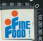Sticker: Fine Food - Emmen (1), Verzamelen, Stickers, Ophalen of Verzenden, Zo goed als nieuw, Bedrijf of Vereniging