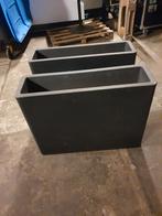 2 BLOEM/PLANTENBAKKEN KUNSTSTOF, Tuin en Terras, Bloembakken en Plantenbakken, Ophalen, Kunststof, Minder dan 30 cm, Rond