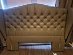 Swiss Sense hoofdbord voor box 180 Eco-leder taupe, Ophalen, Gebruikt, Bruin, Tweepersoons