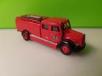 Brekina - Mercedes L311 TLF15 Metz [rood] 1/87, Ophalen of Verzenden, Gebruikt, Bus of Vrachtwagen, Brekina
