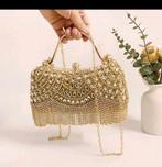 Nieuwe Gouden Avondtasje met Strass, Sieraden, Tassen en Uiterlijk, Tassen | Damestassen, Ophalen, Nieuw, Geel, Avondtasje