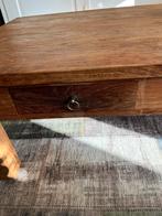 Teak houten salontafel bij 1.20x75 cm en hoogte 45 cm, 100 tot 150 cm, Teakhout, Zo goed als nieuw, Minder dan 50 cm