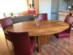 Eettafel ovaal design Hans Daalder, Ophalen, 100 tot 150 cm, 200 cm of meer, Zo goed als nieuw