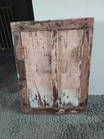 Brocante Roze Spiegelkastje, Antiek en Kunst, Ophalen, Rechthoekig, Minder dan 50 cm, Minder dan 100 cm