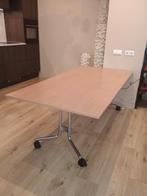 2 opklapbare, verrijdbare bureaus, Ophalen, Met wielen, Gebruikt, Bureau