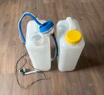 Camper Kraan 12V met Pomp & Jerrycans, Caravans en Kamperen, Ophalen of Verzenden, Gebruikt