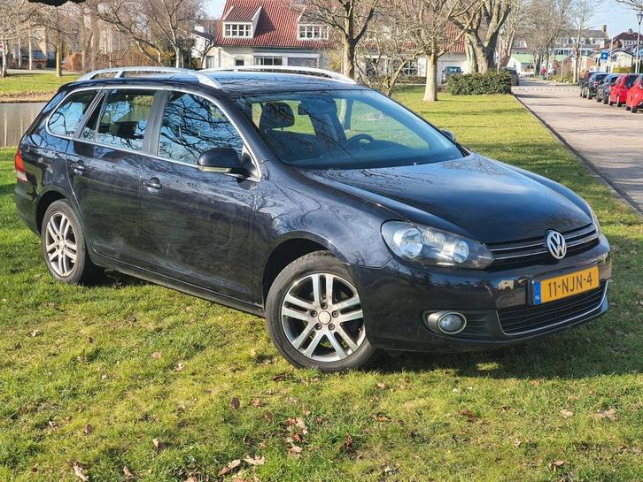 Volkswagen Golf 1.2 TSI, Highline, 77KW, Variant, 2010 Zwart, Auto's, Volkswagen, Particulier, Golf, ABS, Achteruitrijcamera, Adaptieve lichten