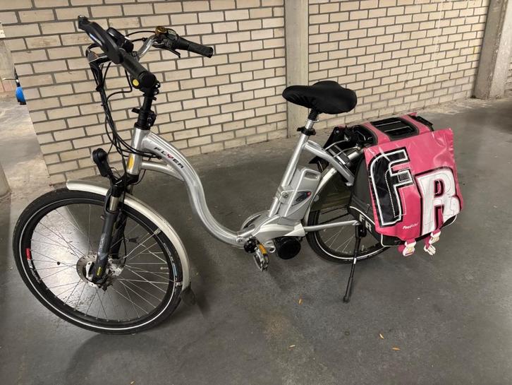 Elektrische dames Fiets Flyer., Fietsen en Brommers, Fietsen | Dames | Damesfietsen, Gebruikt, Overige merken, (Extra) lage instap