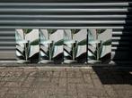 4 houten planten posters sanmen voor €15,-, Minder dan 50 cm, ., Nieuw, Ophalen of Verzenden