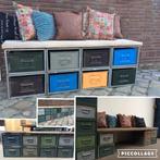 Industriële Ladekast Kast Bank Dressoir TV-kast Stapelbakken, Ophalen of Verzenden, Metaal