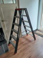 Altrex dubbel oploopbare trap 6 treden, Doe-het-zelf en Verbouw, Ladders en Trappen, Ophalen, Gebruikt, Trap, Opvouwbaar of Inschuifbaar