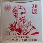 Vaticaan 20 euro 2024 Proof Petrus en Haan, Ophalen of Verzenden, Vaticaanstad, Overige waardes, Setje