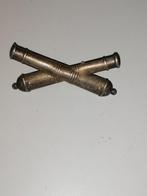 Artillerie metalen embleem, Ophalen of Verzenden, Landmacht, Embleem of Badge