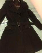 Mantel maat 36, Ophalen of Verzenden, Zo goed als nieuw, Maat 36 (S), Zwart