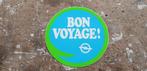 Opel bon voyage sticker Kadett D, Verzamelen, Stickers, Nieuw, Auto of Motor, Ophalen of Verzenden