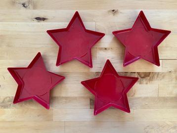 4 Kerst ster kandekaars Vintage Ikea voor dikke kaarsen zgan beschikbaar voor biedingen