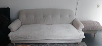 Luxe IKEA ESSEBODA 3-zitsbank - Lichtbeige, als nieuw!  Te k beschikbaar voor biedingen