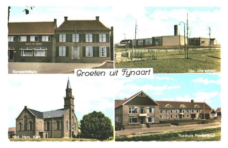979530 Fijnaard N Br 1970 Gelopen met zegel, Verzamelen, Ansichtkaarten | Nederland, Gelopen, Noord-Brabant, 1960 tot 1980, Ophalen of Verzenden