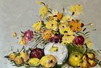 Schilderij stilleven groenten en fruit, Bea van Gils., Antiek en Kunst, Kunst | Schilderijen | Klassiek, Ophalen of Verzenden