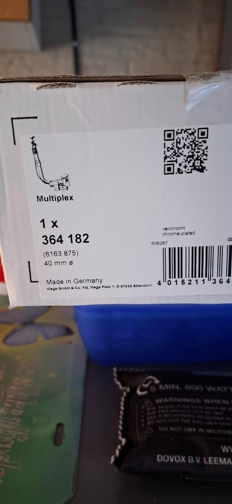 Viega Multiplex Visign M5 Badafvoercombinatie 364182 NIEUW, Doe-het-zelf en Verbouw, Buizen en Afvoer, Nieuw, Afvoer, Rvs, Minder dan 2 meter