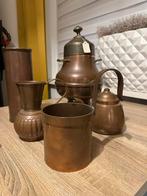 Assortiment koperen potten, Antiek en Kunst, Ophalen, Koper