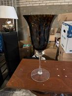 Grote vaas, panterprint, Huis en Inrichting, Ophalen, Zo goed als nieuw, Glas, Minder dan 50 cm