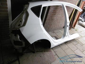 Achterscherm met B-stijl Ford Fiesta 5-drs rechts  wit beschikbaar voor biedingen