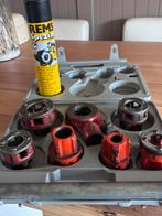 RIDGID 12-R Draadsnij-ijzerset 1/2-2" in Koffer, Doe-het-zelf en Verbouw, Ophalen of Verzenden, Gebruikt