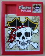 mooie pirate puzzle,doodshoofd piraat schuifpuzzel, Ophalen of Verzenden, Minder dan 500 stukjes, Nieuw, Overige typen