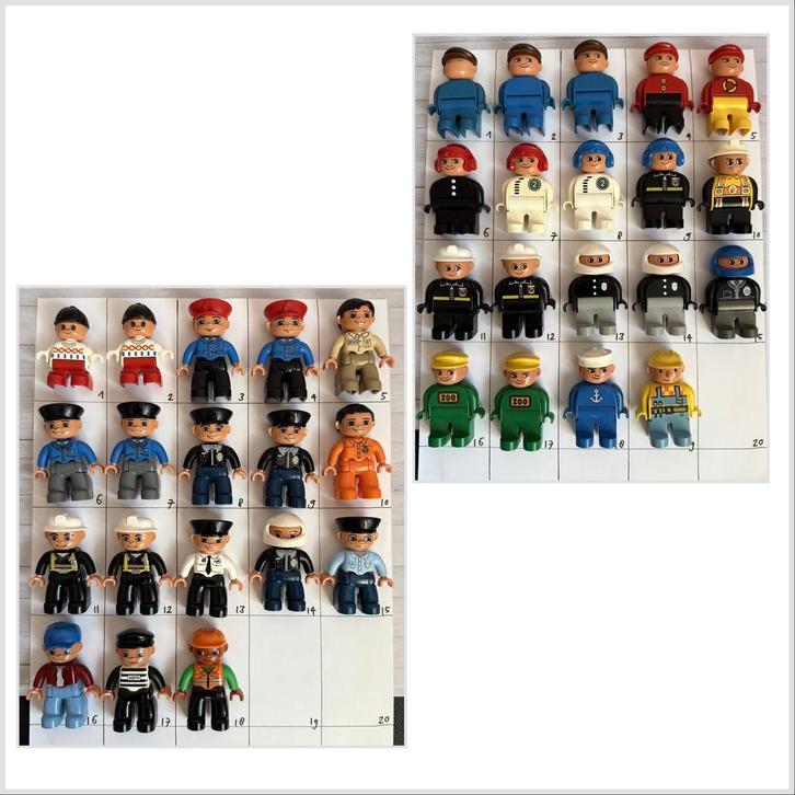 LEGO Duplo poppetjes, Kinderen en Baby's, Speelgoed | Duplo en Lego, Gebruikt, Duplo, Losse stenen, Ophalen of Verzenden