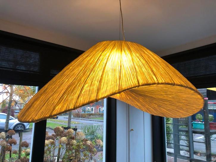 Linea Verdace Design Lamp 118cm, Huis en Inrichting, Lampen | Hanglampen, Zo goed als nieuw, 75 cm of meer, Stof, Ophalen