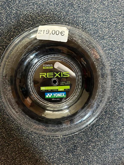 Yonex Rexis 1.30mm, 200 meter..Nieuw!!, Sport en Fitness, Tennis, Nieuw, Grip of Snaar, Overige merken, Ophalen of Verzenden