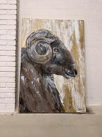 Schilderij paneel doek modern taupe landelijk groot aardse, Ophalen