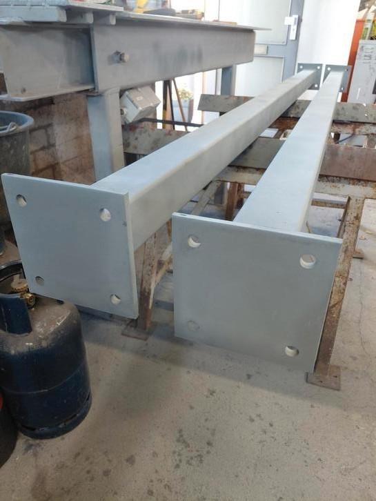 Stalen kokers / ijzeren kokers / staanders, Doe-het-zelf en Verbouw, Metalen, Zo goed als nieuw, IJzer, Ophalen
