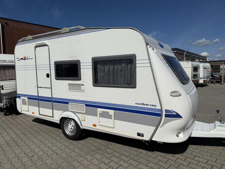 Hobby Excellent Easy 400 SF bj 2003 met voortent en luifel, Caravans en Kamperen, Caravans, Bedrijf, tot en met 4, 750 - 1000 kg