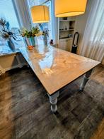 eettafel steigerhout, Huis en Inrichting, Tafels | Eettafels, Ophalen, 200 cm of meer, 50 tot 100 cm, Vijf personen of meer