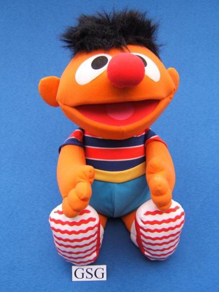 Ernie 50 cm nr. 7023-02, Kinderen en Baby's, Speelgoed | Knuffels en Pluche, Zo goed als nieuw, Overige typen, Ophalen