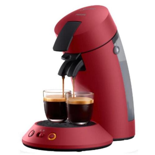Rode senseo machine + XL tank, Witgoed en Apparatuur, Koffiezetapparaten, Gebruikt, Koffiepads en cups, Koffiemachine, 4 tot 10 kopjes