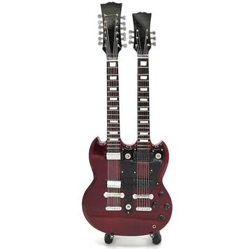 Jimmy Page Led Zeppelin miniatuur gitaar van hout mini deco  beschikbaar voor biedingen