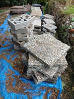 grote partij grindtegels diverse afmetingen gratis, Ophalen, Gebruikt, Beton, Terrastegels