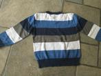 Een plaatje deze trui, blauw/wit streep maat 104/110, Kinderen en Baby's, Kinderkleding | Maat 104, Jongen, Trui of Vest, Gebruikt