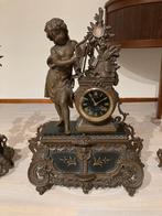 Antieke klok met kandelaars, Antiek en Kunst, Antiek | Klokken, Ophalen