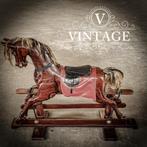Antiek vintage hobbelpaard van hout paard retro  263