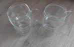 Prachtige glazen / theeglazen van Schott Mainz Jena Vintage, Ophalen