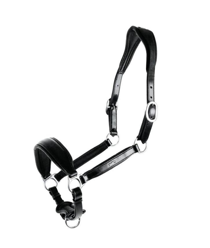 Anatomisch halster schockemöhle zwart full, Dieren en Toebehoren, Paarden en Pony's | Overige Paardenspullen, Zo goed als nieuw