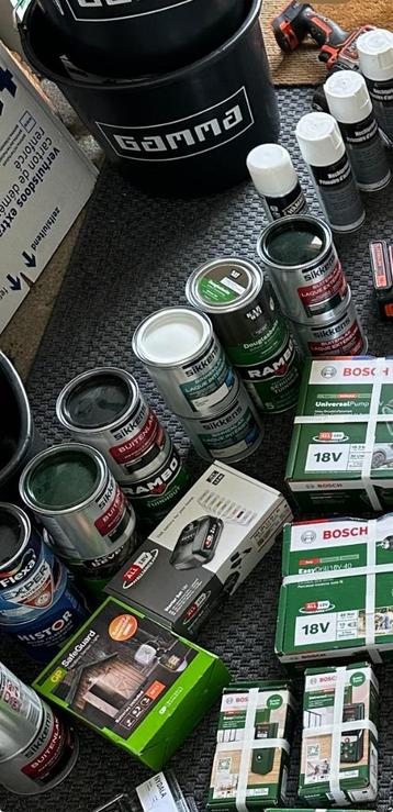 Veel Merk Verf Histor-Sikkens-Rambo-Flexa ongeopend €10 p/st beschikbaar voor biedingen
